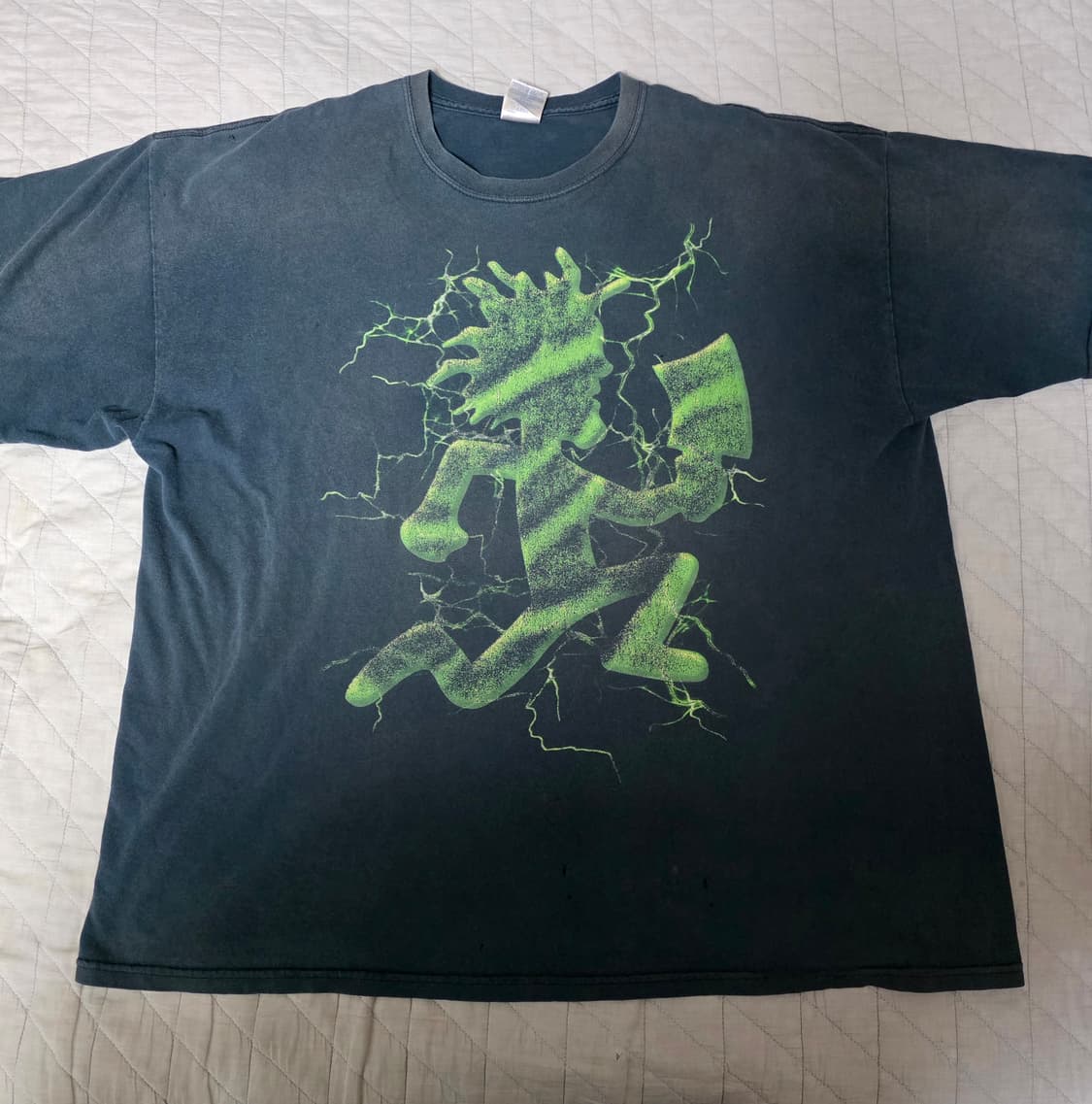 [2XL] 00s ICP 썬더 해칫맨 빈티지 랩티 밴드티 트래쉬드 상품이미지1