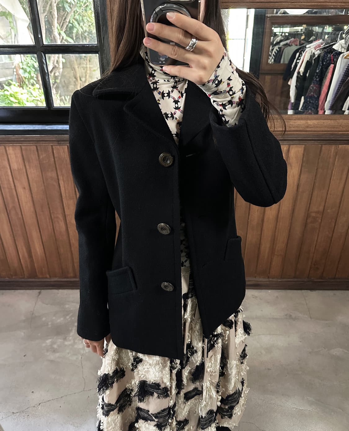 BURBERY blue label wool coat 상품이미지1