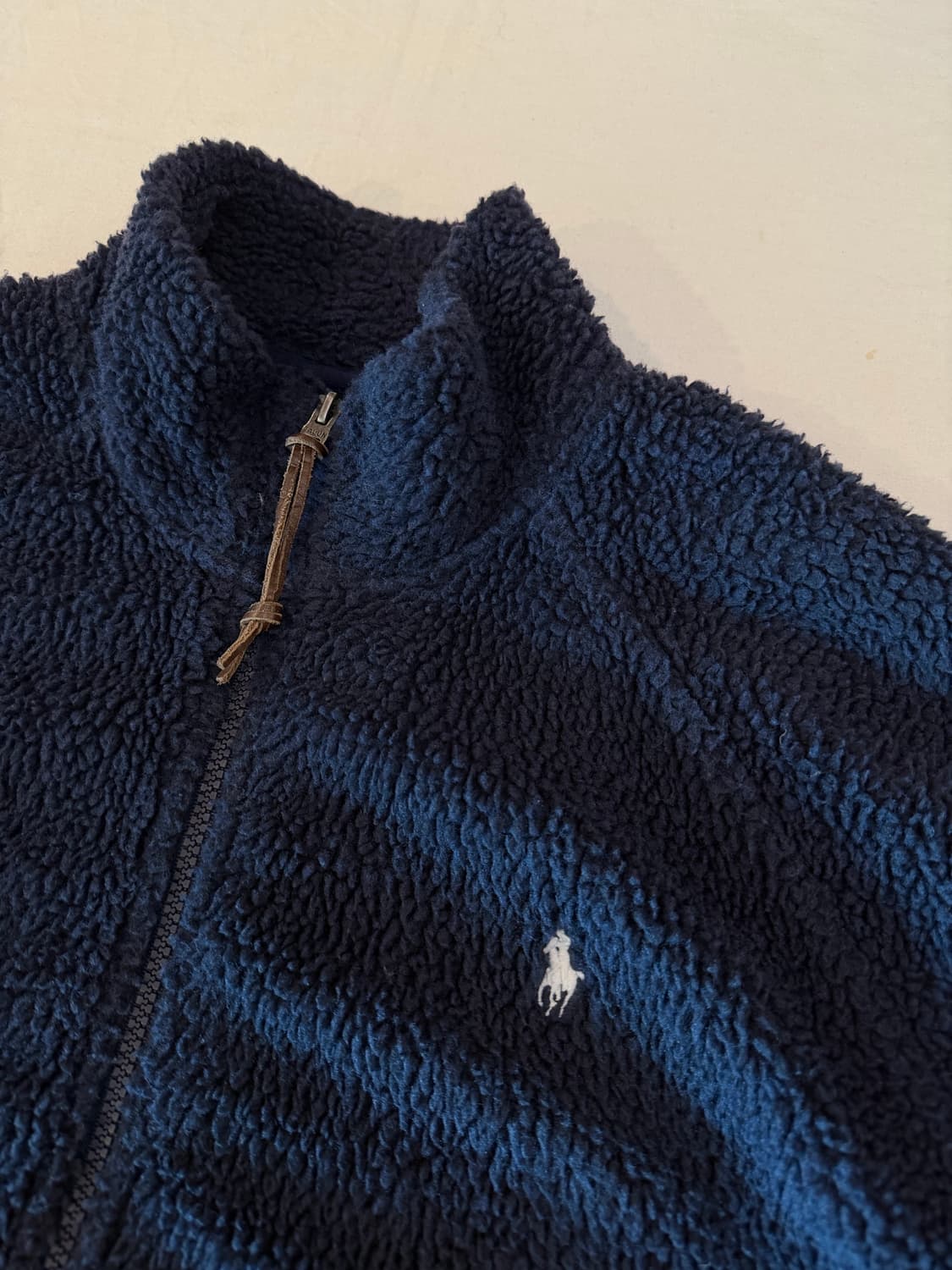 신형) 폴로 랄프로렌 딥파일 레트로 플리스 네이비 상품이미지2