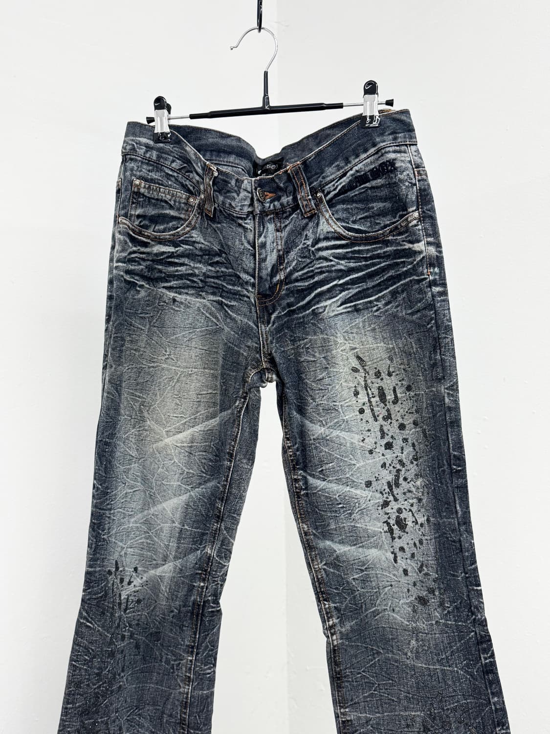 그런지 펑크 워싱 디테일 팬츠 상품이미지7