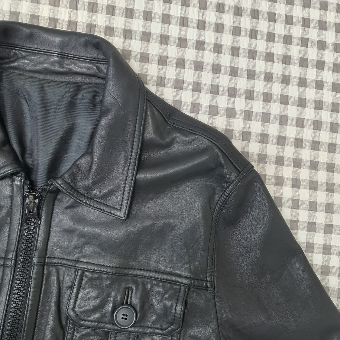천연가죽 집업 자켓 남자95 상품이미지3