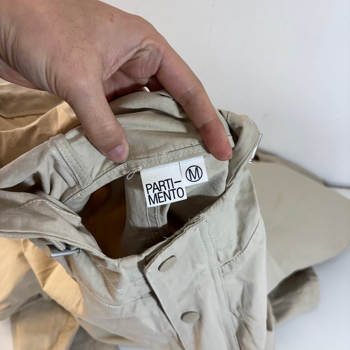 M 파르티멘토 연베이지 오버핏 후드자켓 상품이미지4