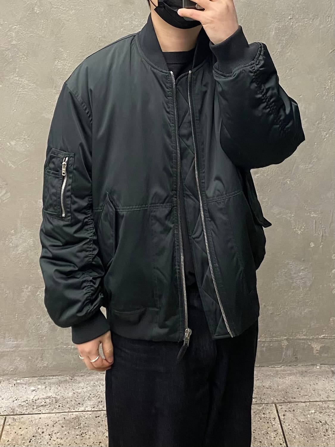 [XL] TIME HOMME 타임옴므 MA-1 플라이트 자켓 상품이미지9