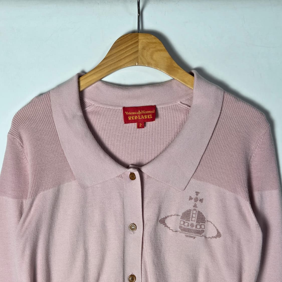 [Vivienne Westwood]비비안웨스트우드 키치 베이비핑크 가디건 상품이미지3