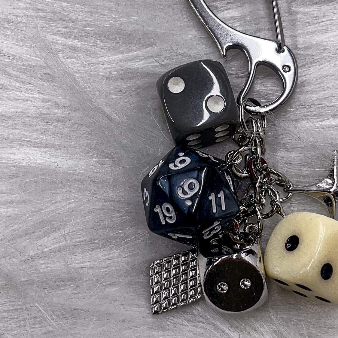 Vintage Multi-Dice Keyring 상품이미지3