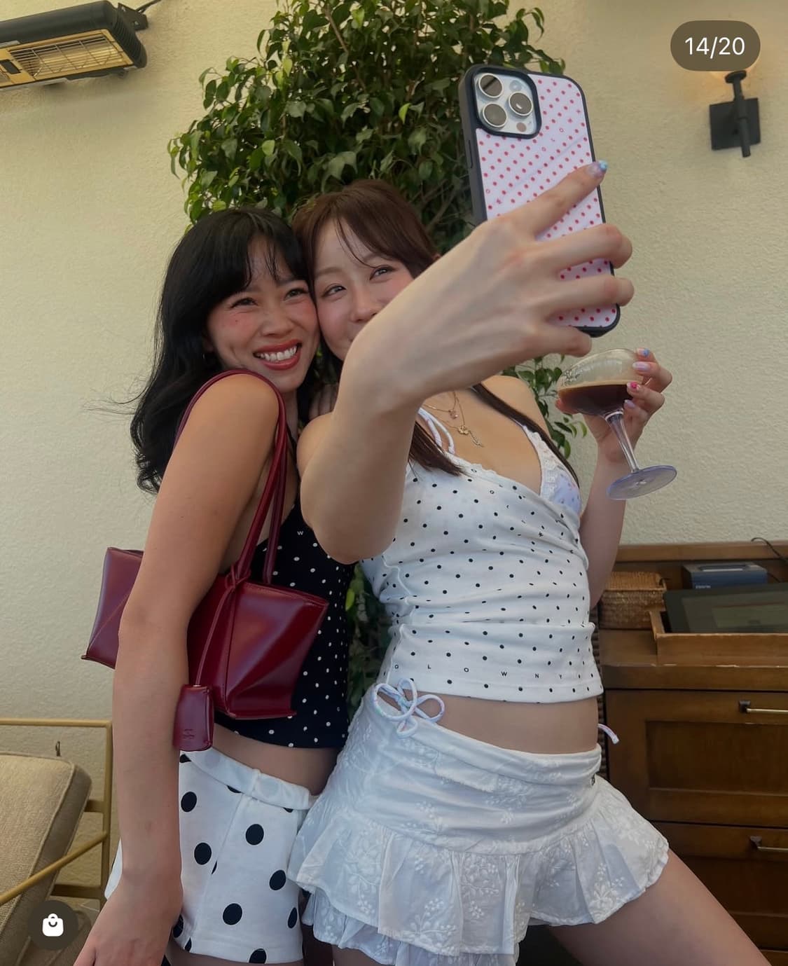 글로니(GLOWNY) 와일드 도트 캐미솔 WILD CAMISOLE 상품이미지2