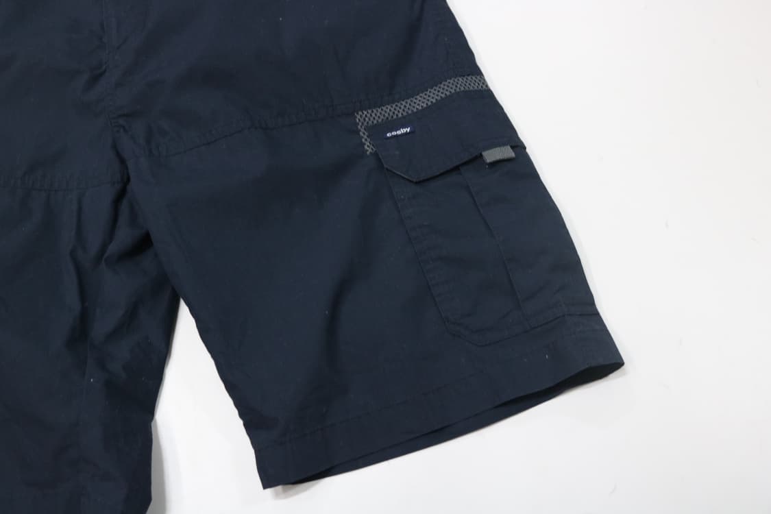 Cosby 코스비 빈티지 메쉬 포인트 네이비 카고 반바지 (L) 상품이미지4