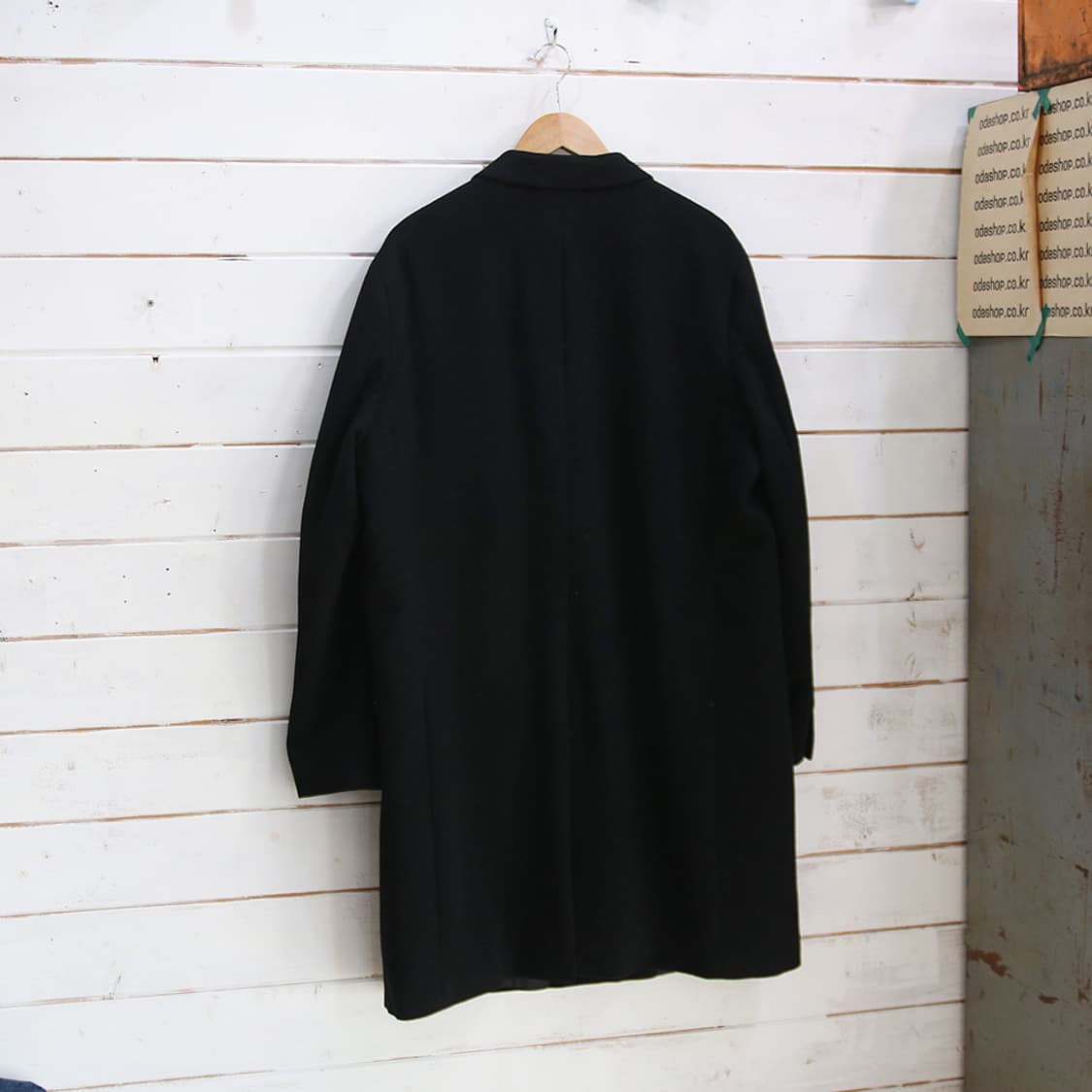 (착용컷) 유니클로 울 캐시미어 싱글 코트 (남성용 105) 상품이미지2