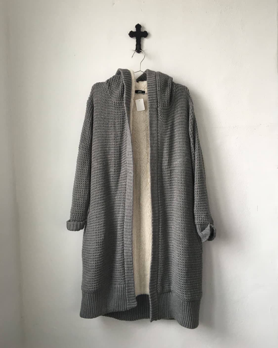 Hood long open cardigan 상품이미지2