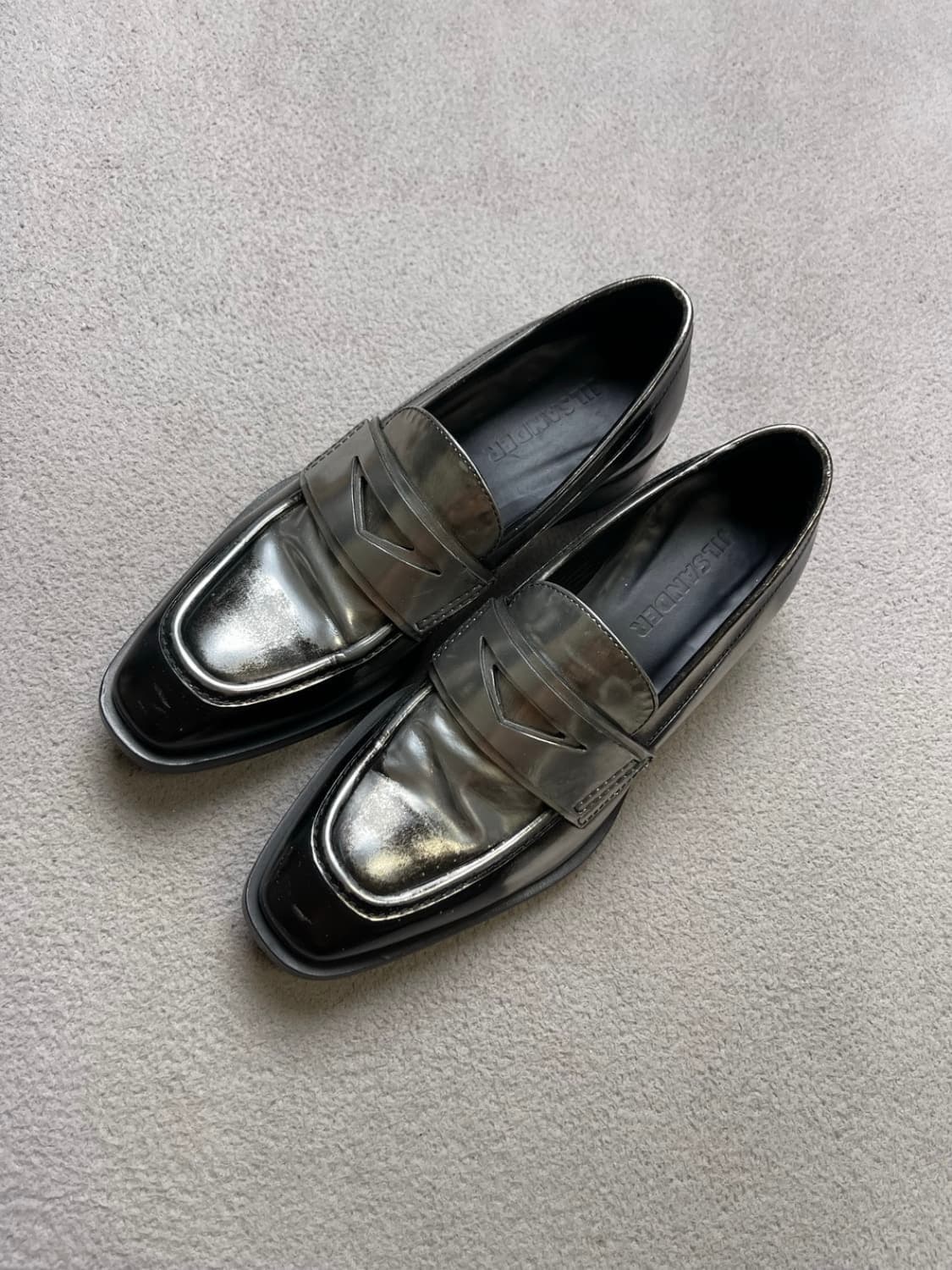 [36.5] 질샌더 메탈릭 로퍼 상품이미지1