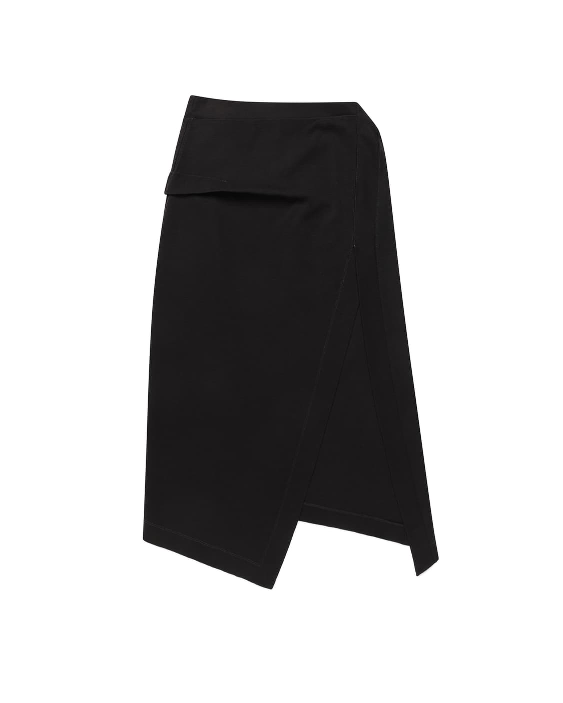SYMM Side Tuck Rib Skirt 블랙 사이즈 2 상품이미지1