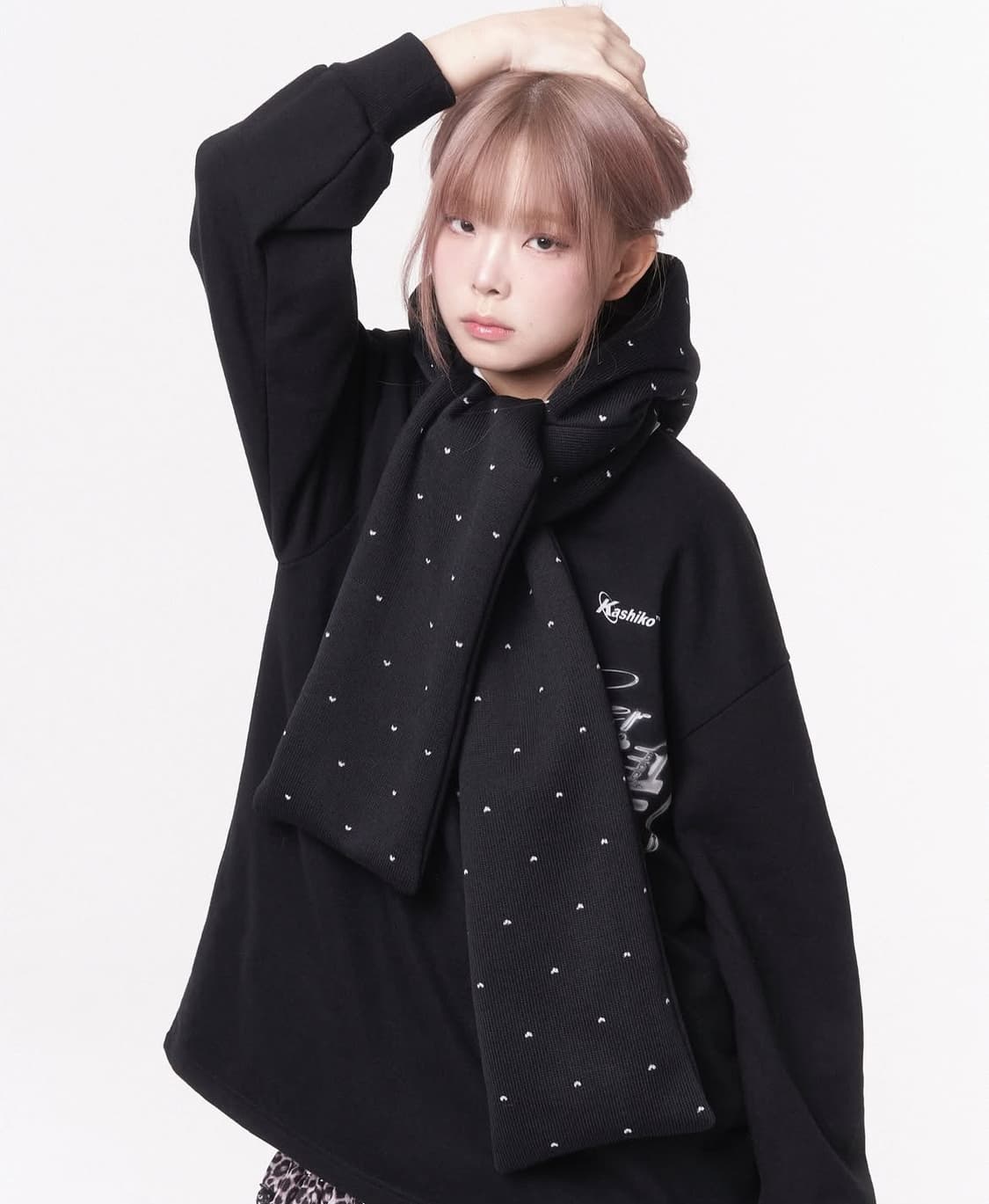 Mini heart reversible hood muffler 상품이미지3