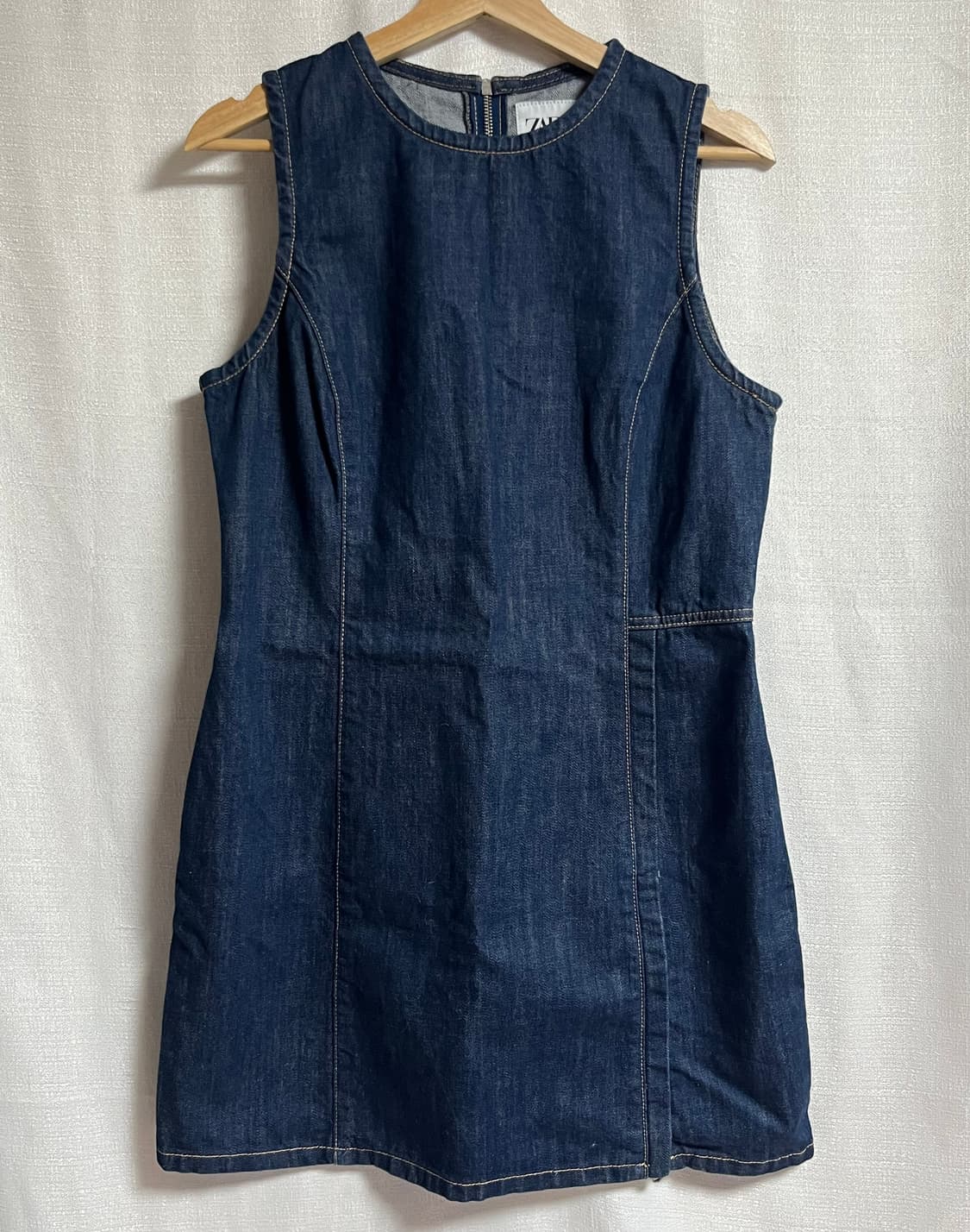자라 민소매 데님 원피스 L 상품이미지1