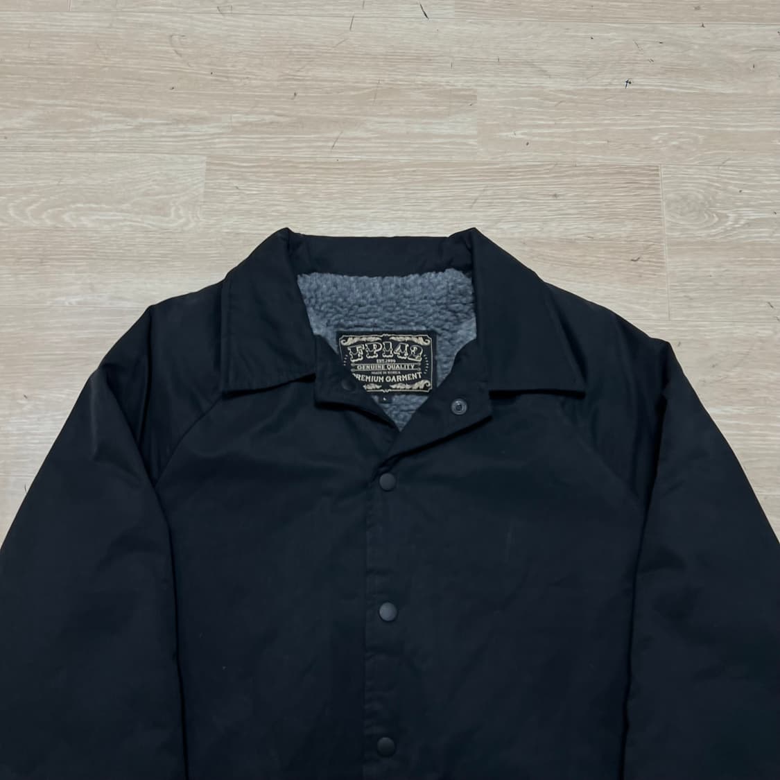 페플 FP142 남성 양털 안감 코치 자켓 [블랙] L/100 상품이미지2