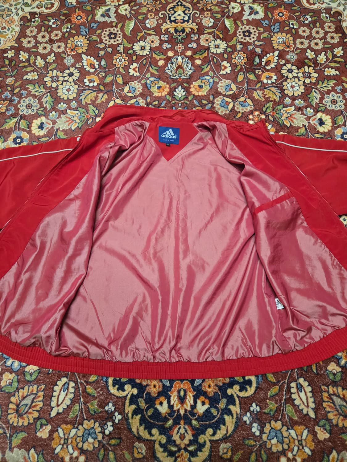 90s 아디다스 코리아  레드 자켓(L,100) 상품이미지8