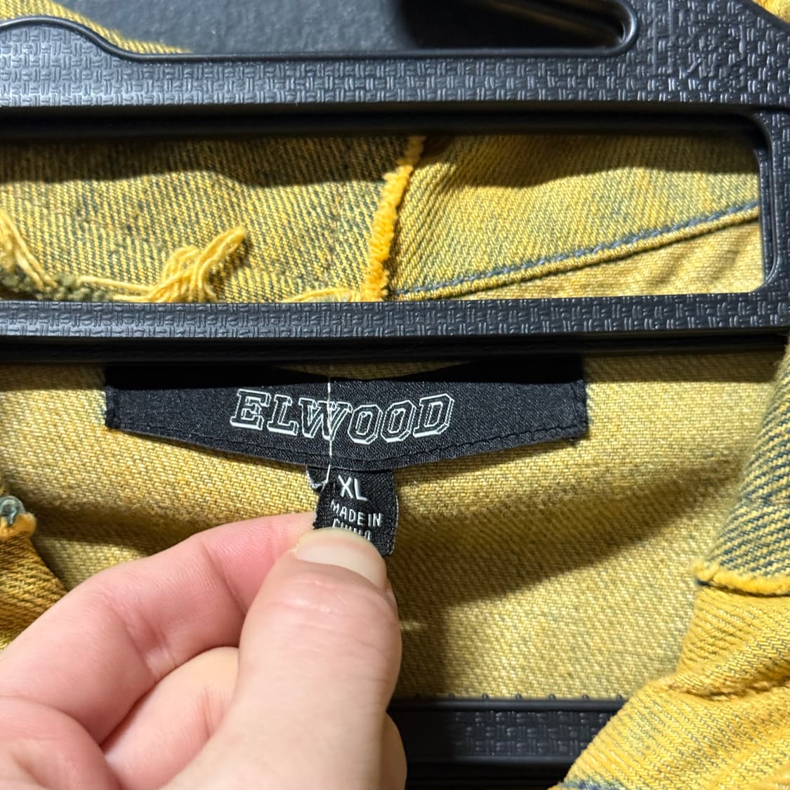 VTG 빈티지 디스트로이드 데미지 패치워크 투웨이 데님 자켓 상품이미지6