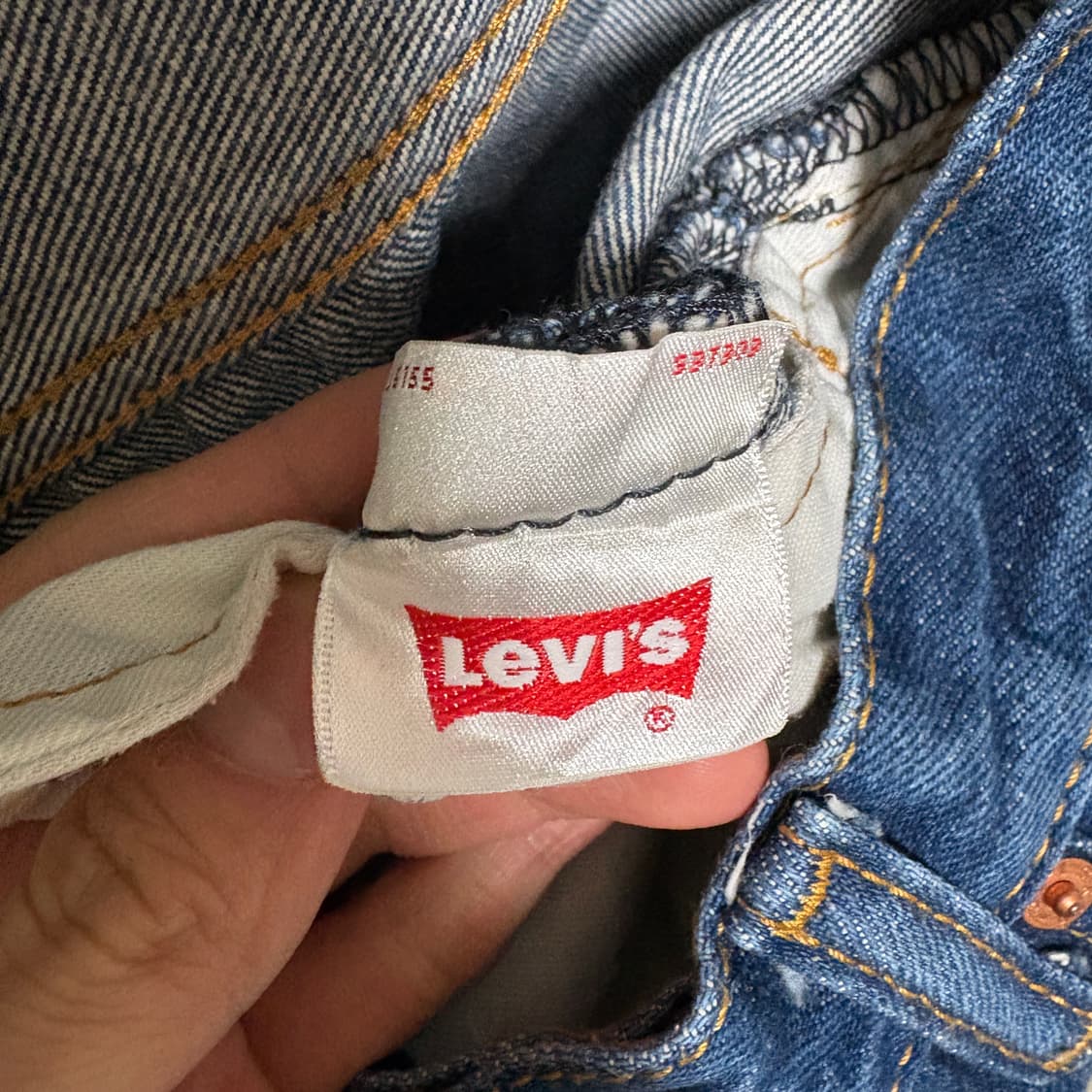 리바이스 501 스트레이트 중청 데님팬츠 / W33, L30 상품이미지9