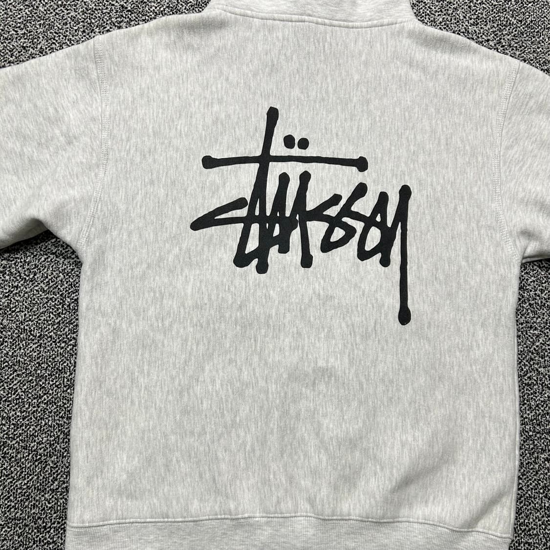 스투시(Stussy)애쉬 헤더 베이직 로고 후드집업 상품이미지7
