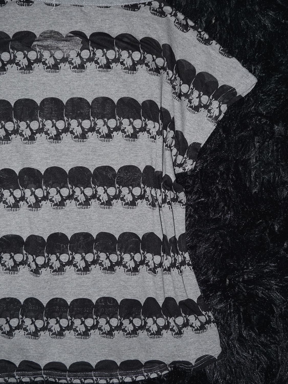 (l’espoir) gothic see-through skull t  상품이미지5
