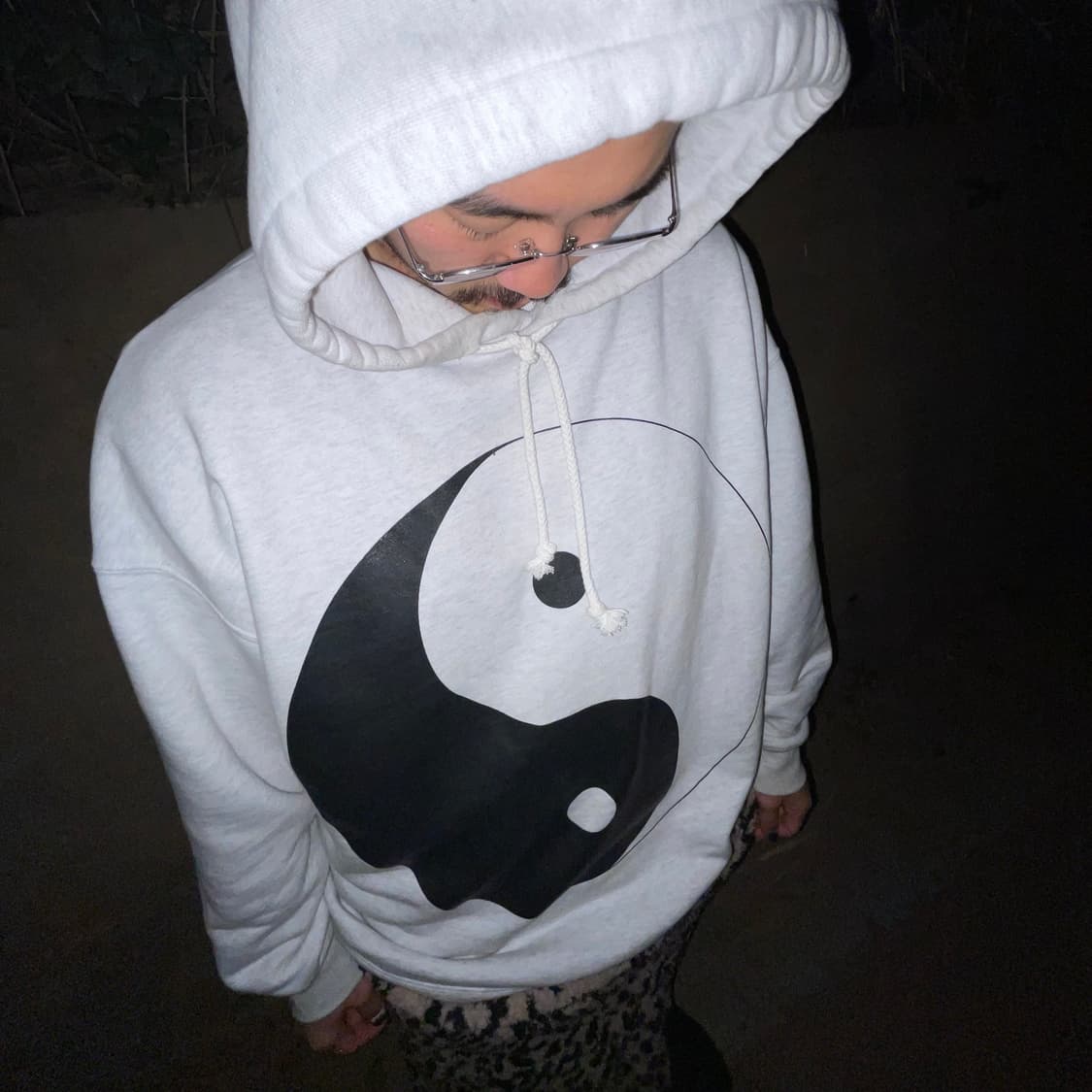 Yin yang loose hoodie 상품이미지2