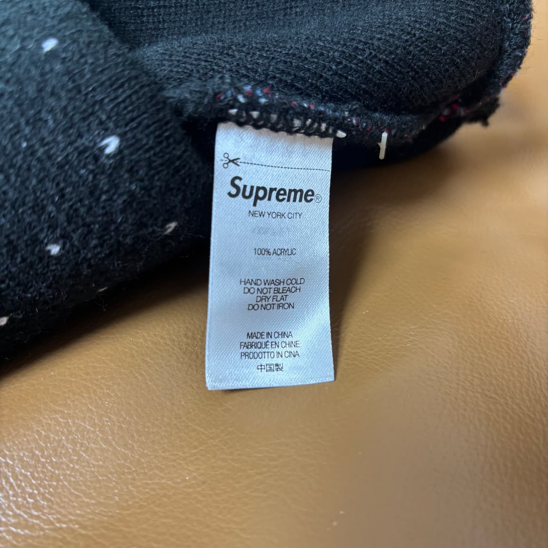 슈프림 비니 모자 21fw 스노우맨 블랙 상품이미지9