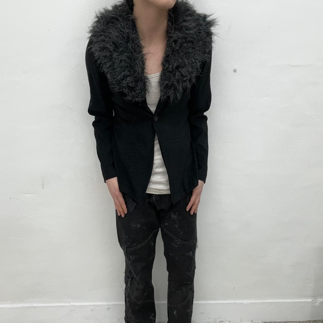 V-kei python fur jacket 상품이미지2