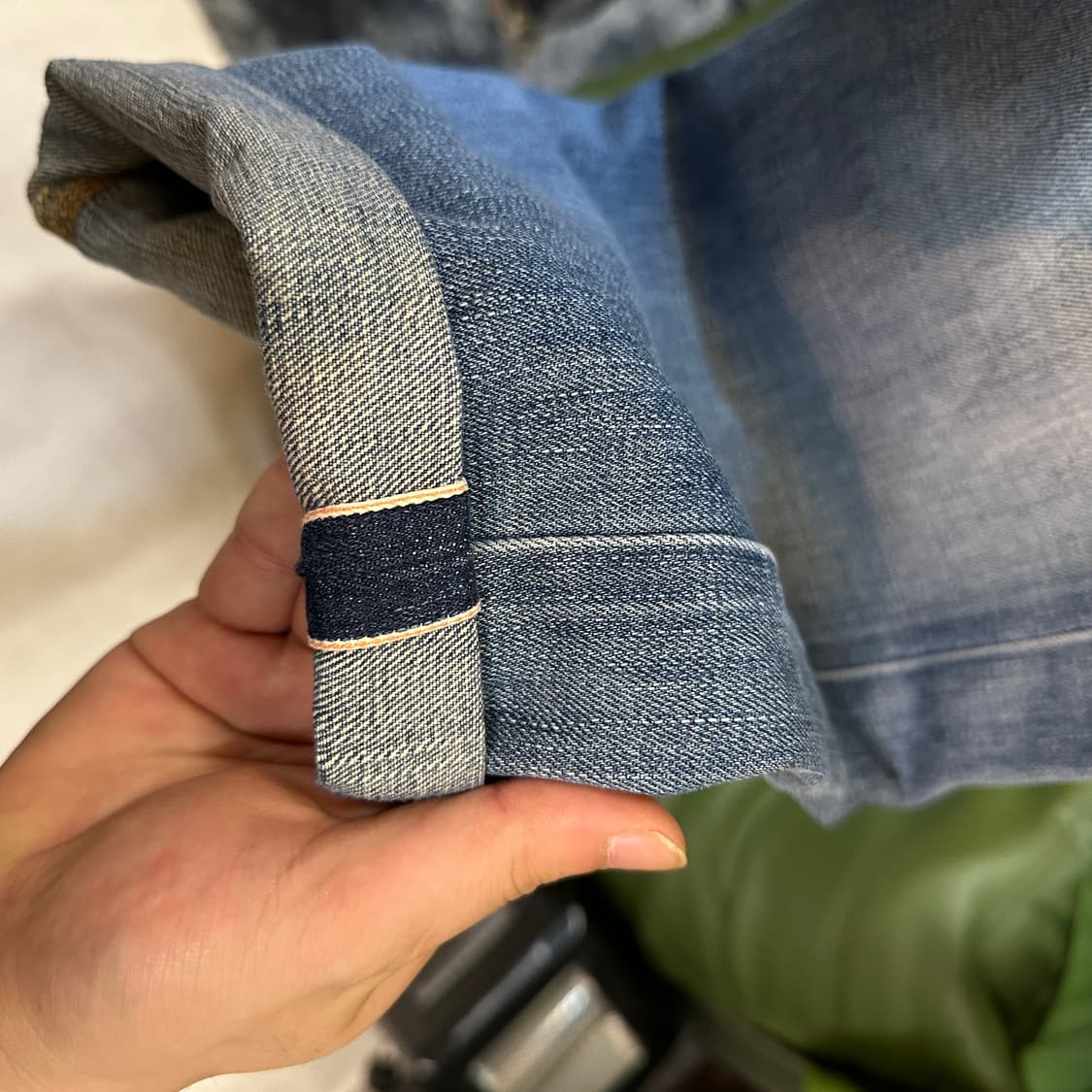 90s Edwin Sashiko 505x selvedge 상품이미지5
