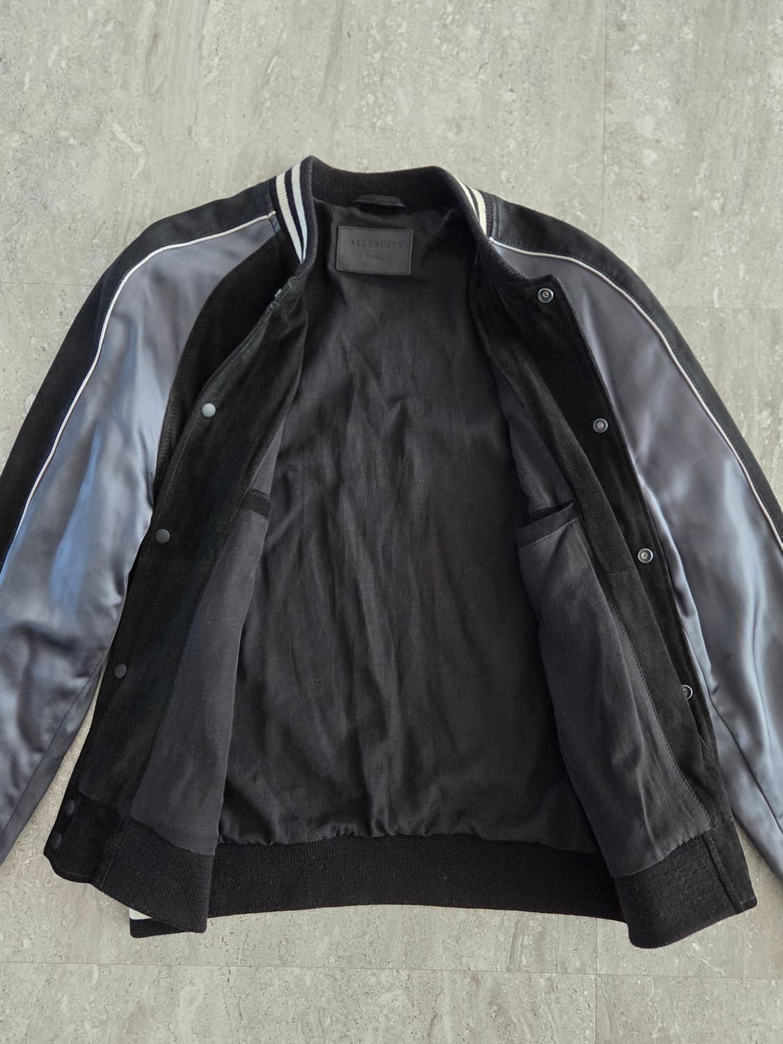 올세인츠 새틴 스웨이드 자켓 상품이미지4