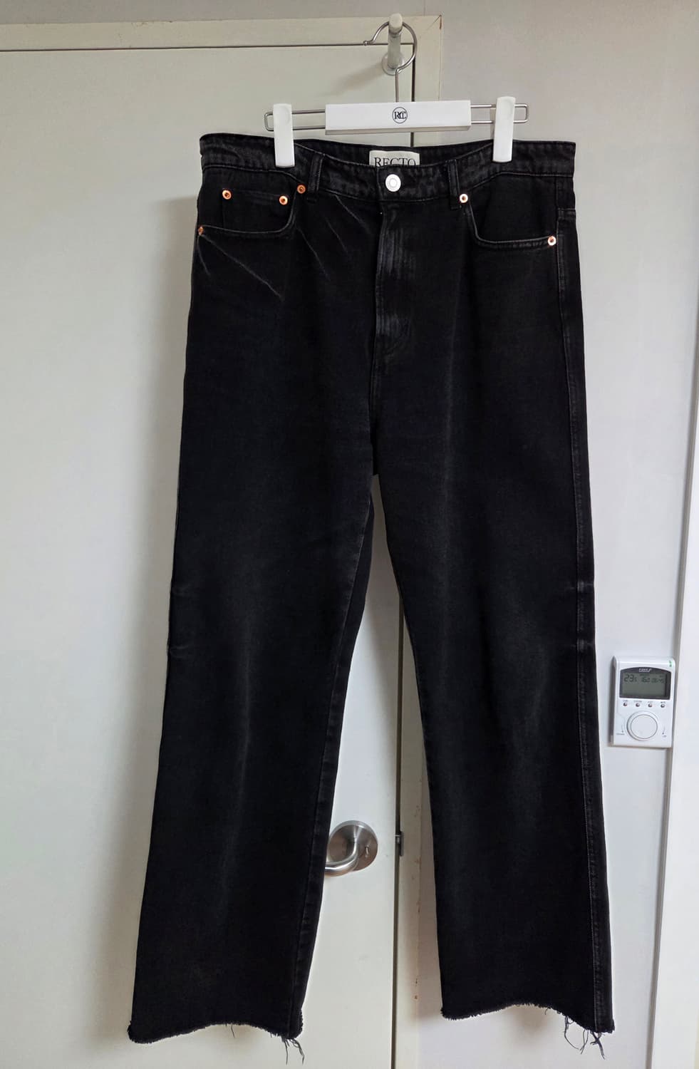 [M] 렉토 테오 워시드 데님 블랙 상품이미지1
