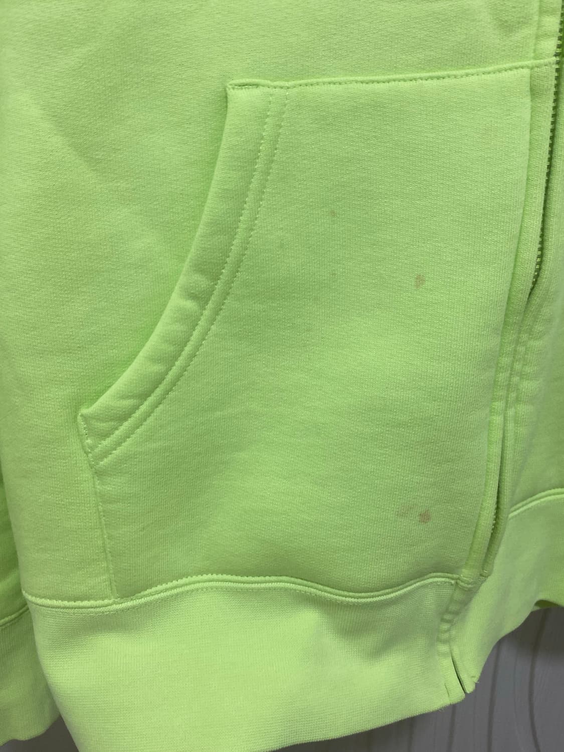 에이프(Aape) 연두 후드집업 M 상품이미지3