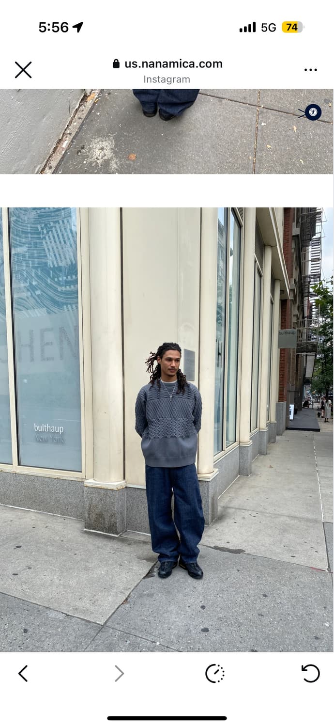 NANAMICA CREW NECK SWEATER 상품이미지3