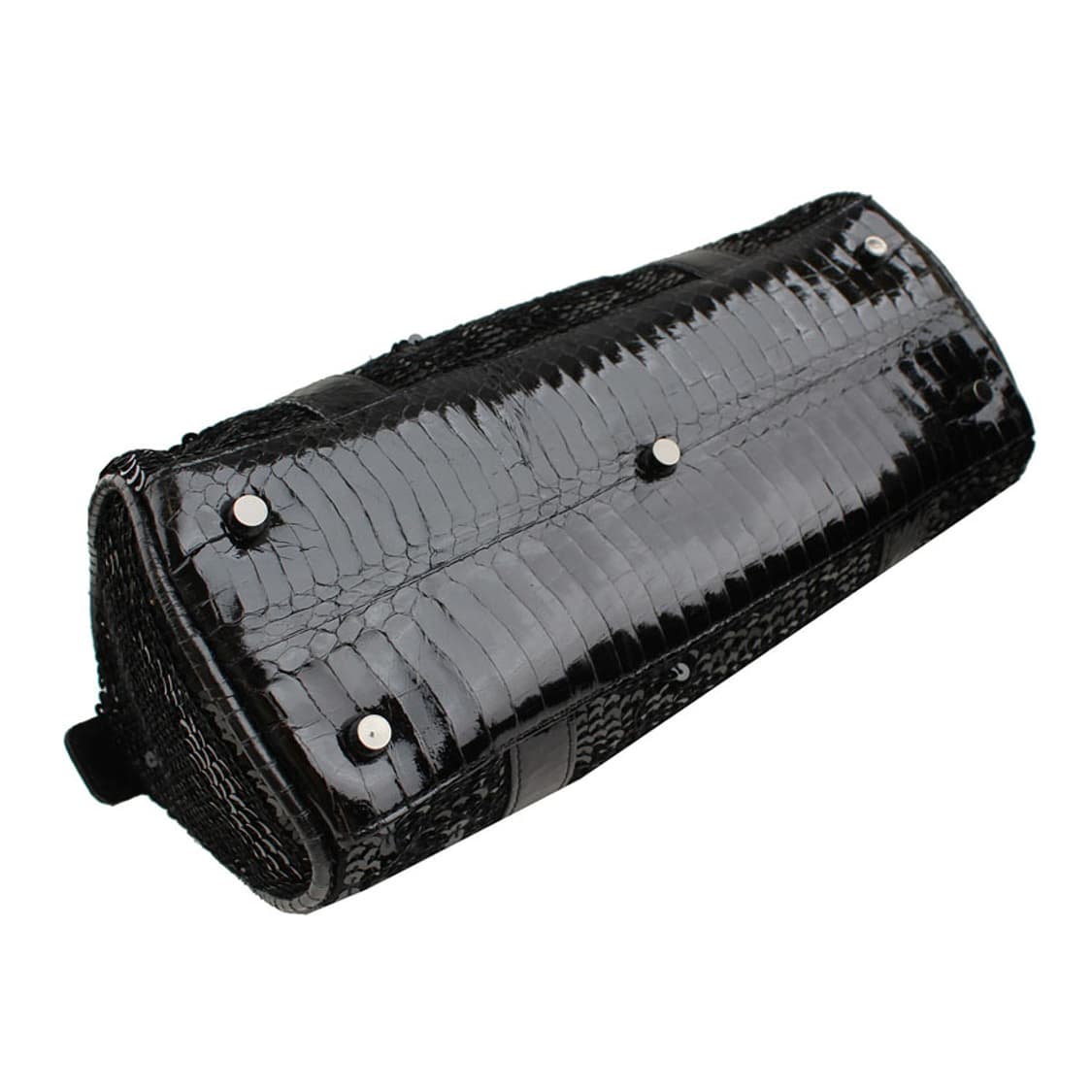 스페치오플리츠 블랙 시퀸 파이톤패턴 숄더 상품이미지4