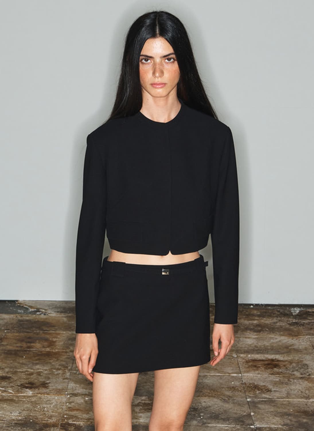 OPENYY(더오픈프로덕트) 크롭자켓 블랙 상품이미지1