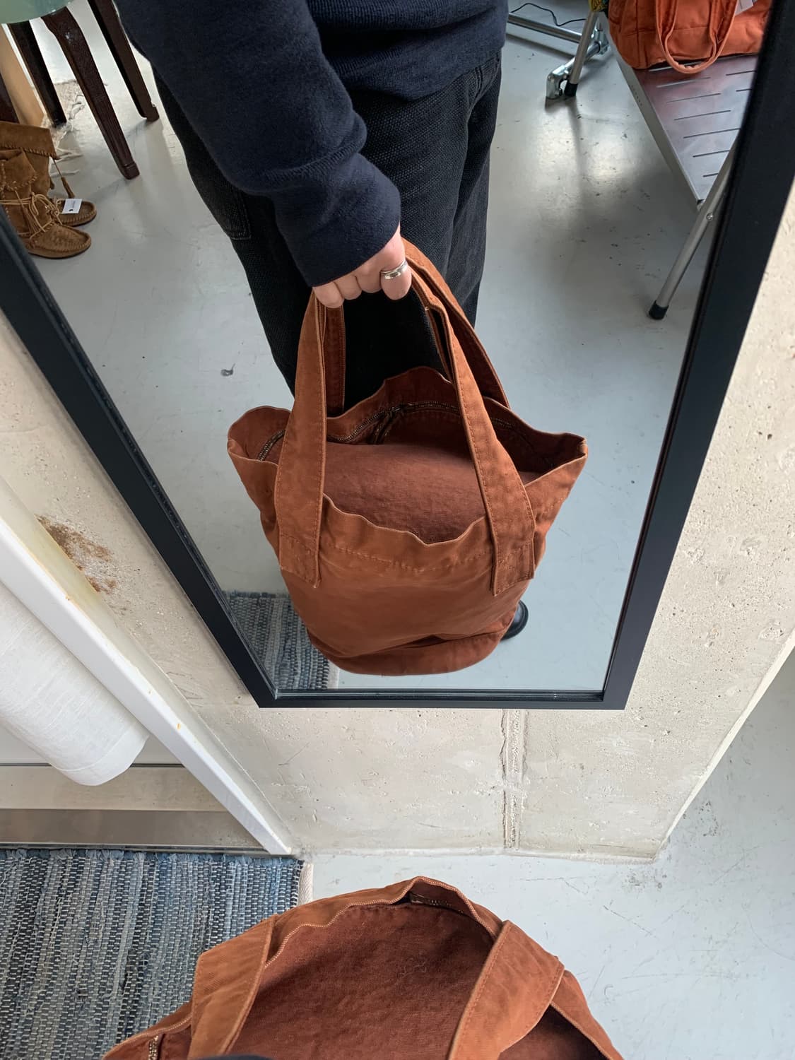 Kapital 캐피탈 캔버스 토트백 상품이미지4