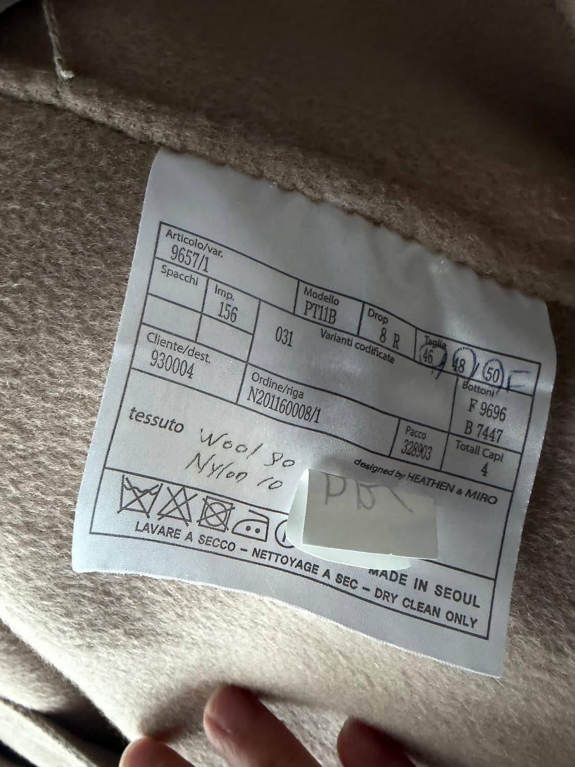 Heathen 캐시미어코트  상품이미지3