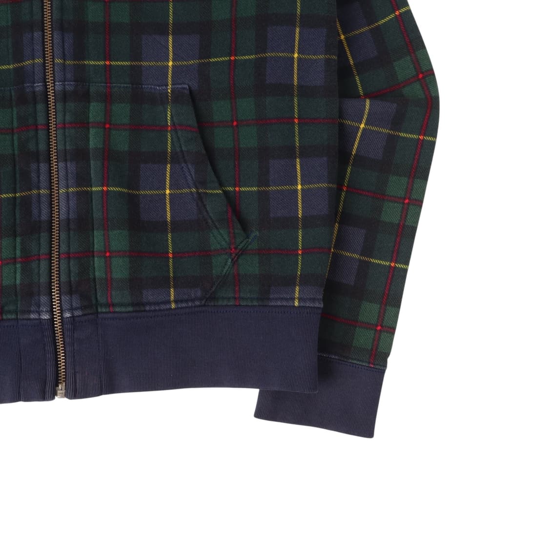 폴로 랄프로렌 블랙와치 타탄 체크 써멀 후드집업 상품이미지4