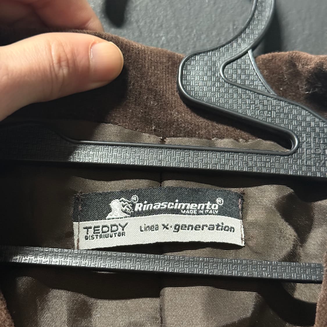 리나시멘토 코듀로이 골덴 멀티 패턴 다크 브라운 블레이저 자켓 상품이미지5