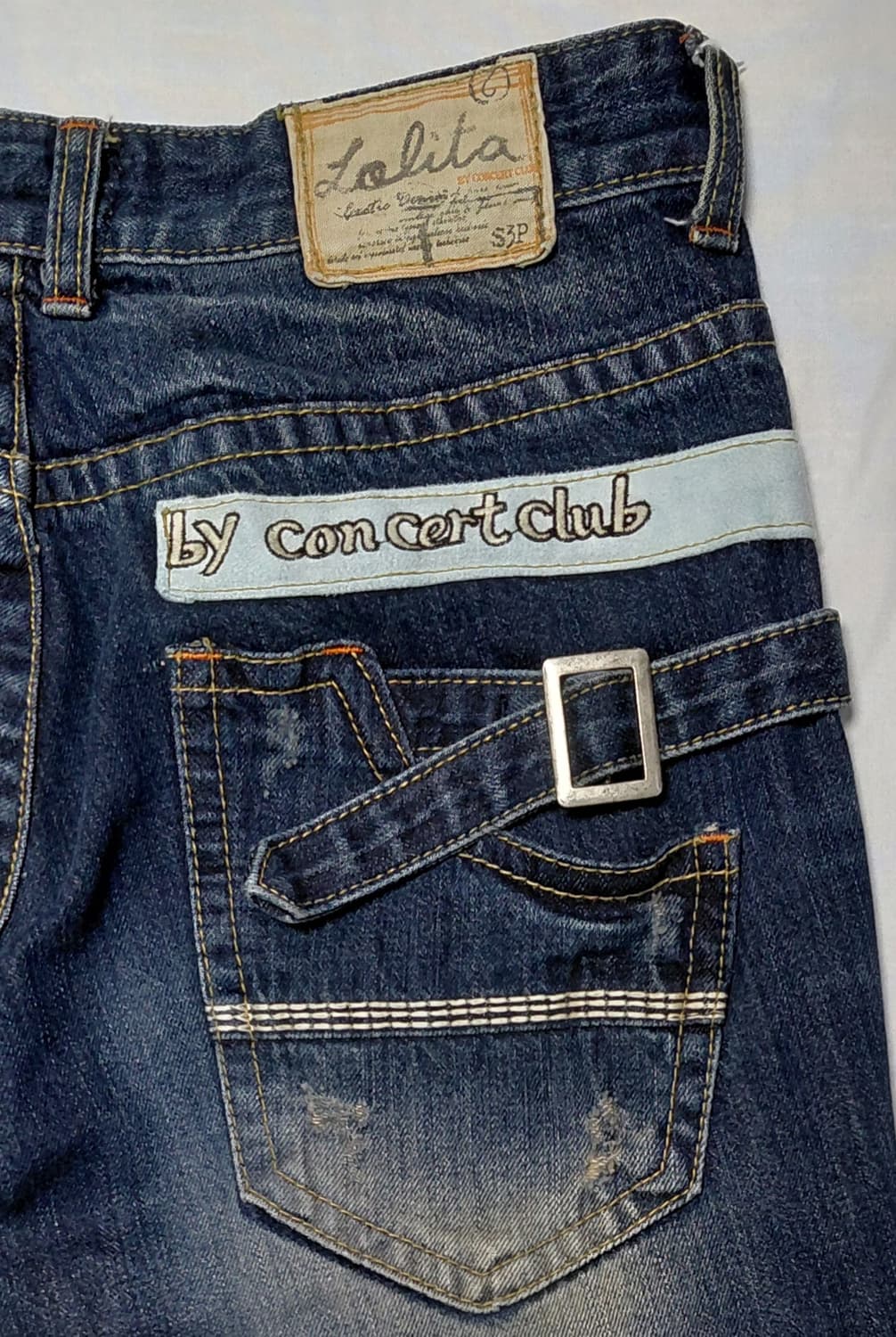 Lolita Jeans 버클 디테일 입체 포켓 데님 - M사이즈 상품이미지9