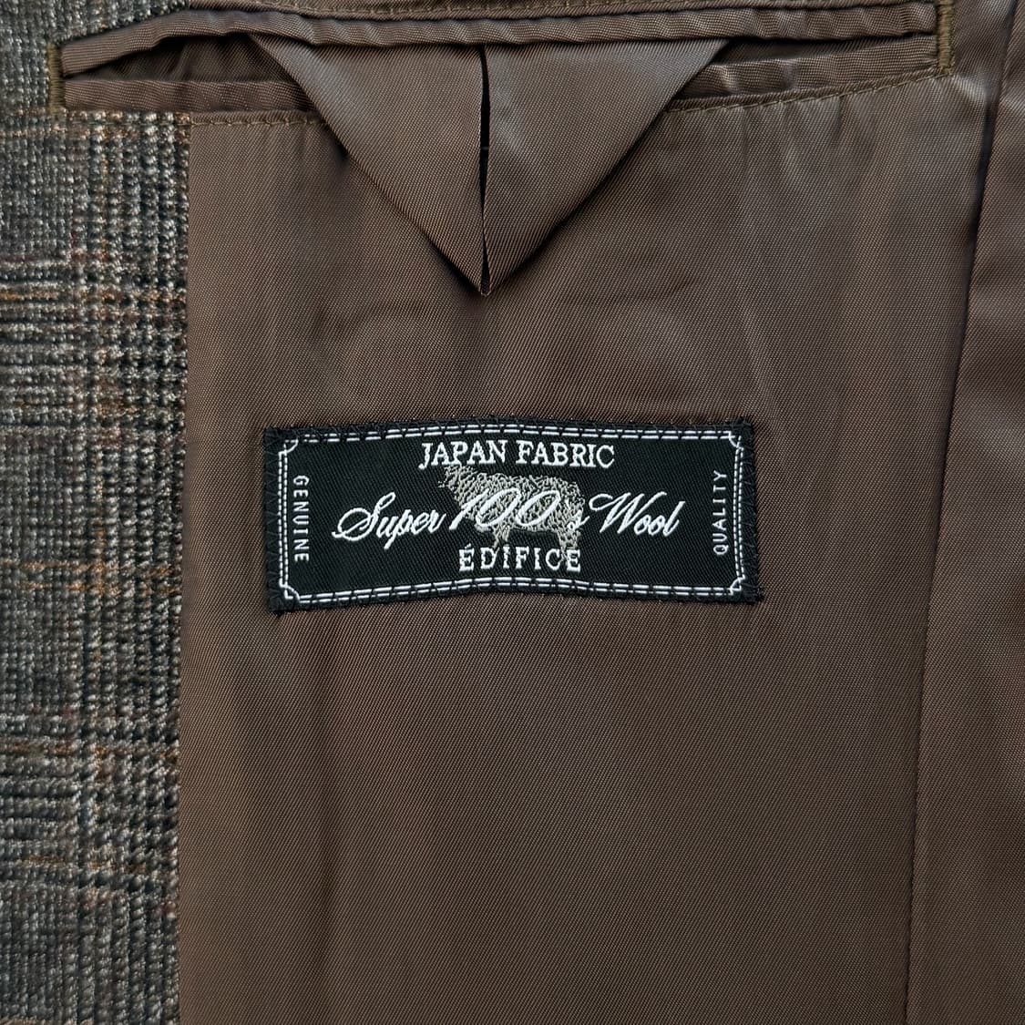 에디피스 슈퍼100‘s 글렌체크 자켓 상품이미지8