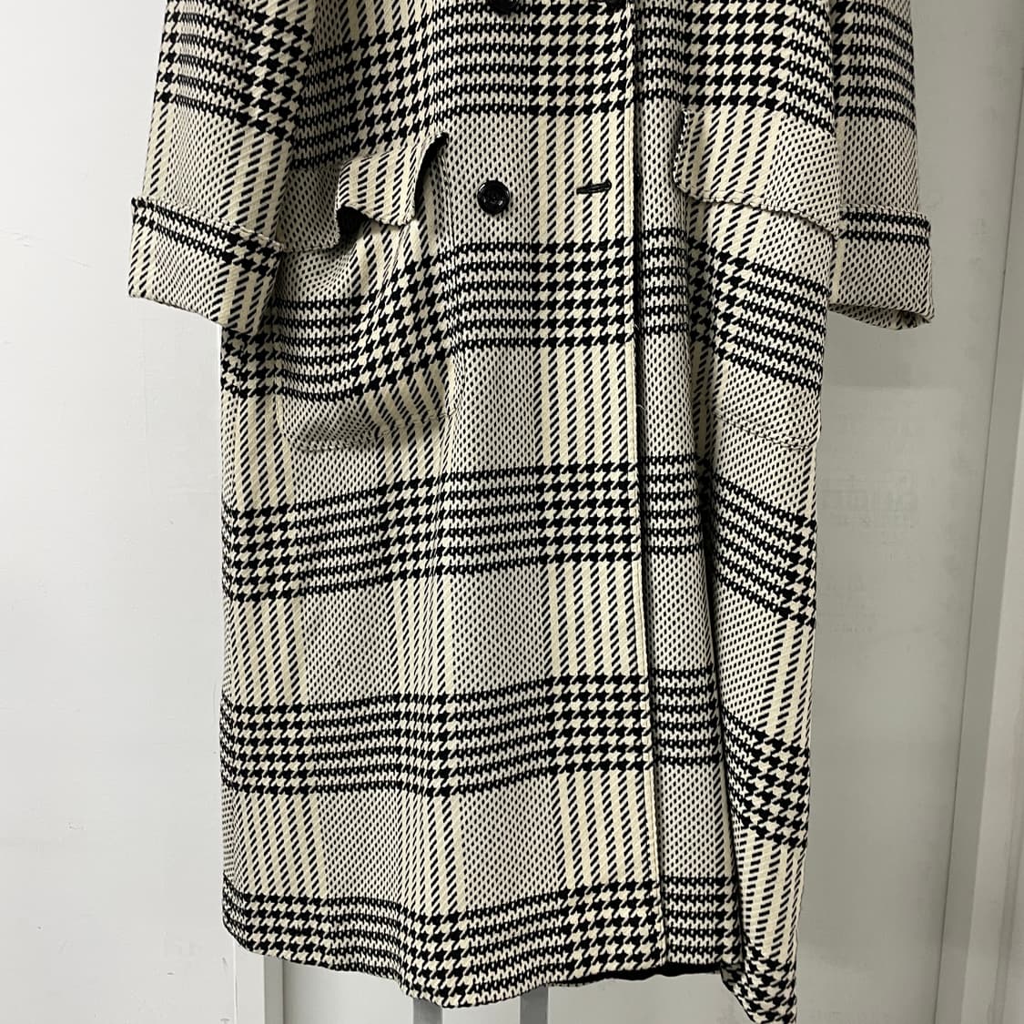 발렌티노 체크 코트 38(W) 상품이미지3