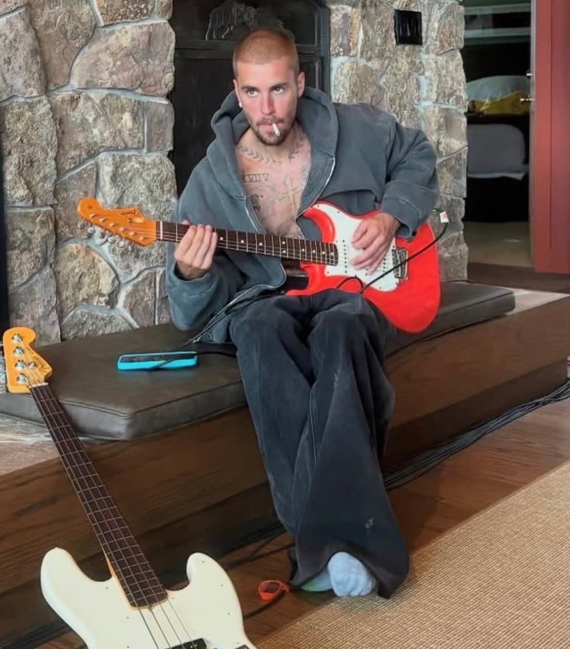 TONE DEAF 배기 유니섹스 진 상품이미지1