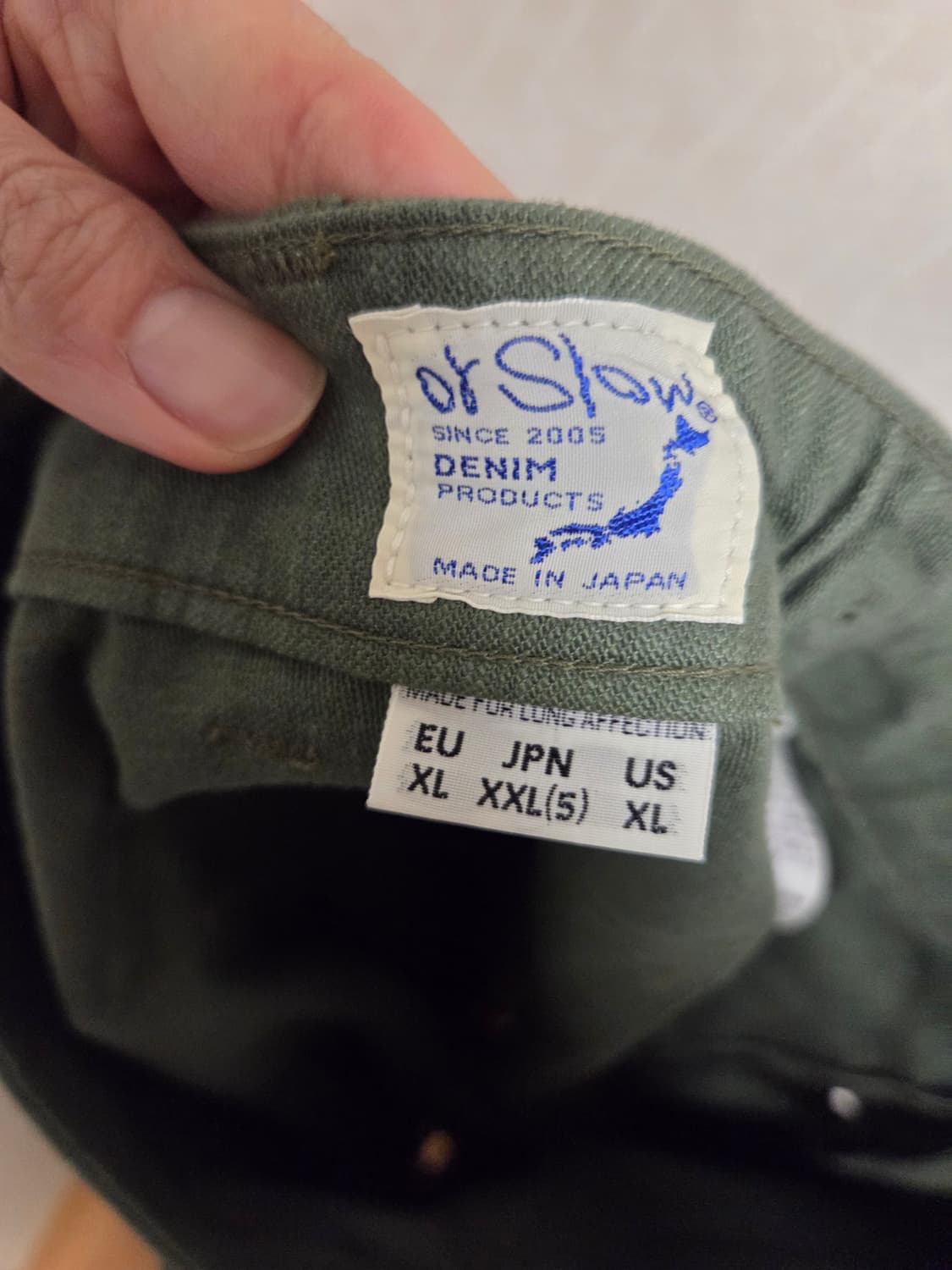 오어슬로우 OG107 퍼티그팬츠 5사이즈 상품이미지3