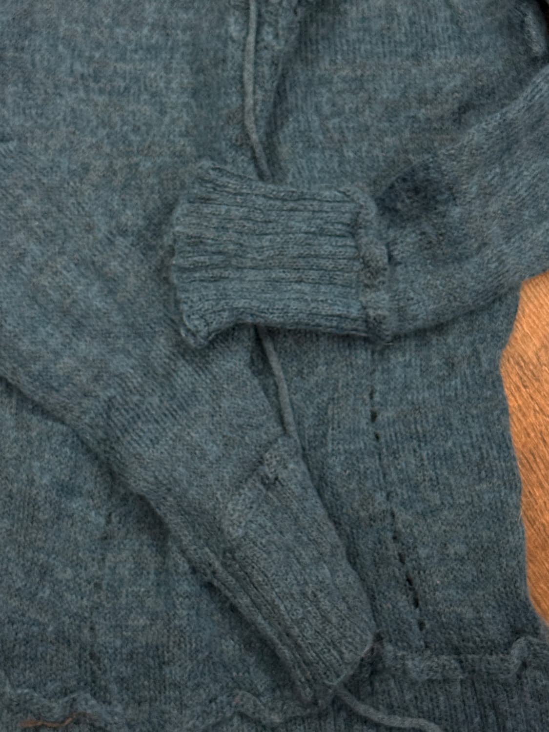 블루 빈티지 니트 상품이미지5