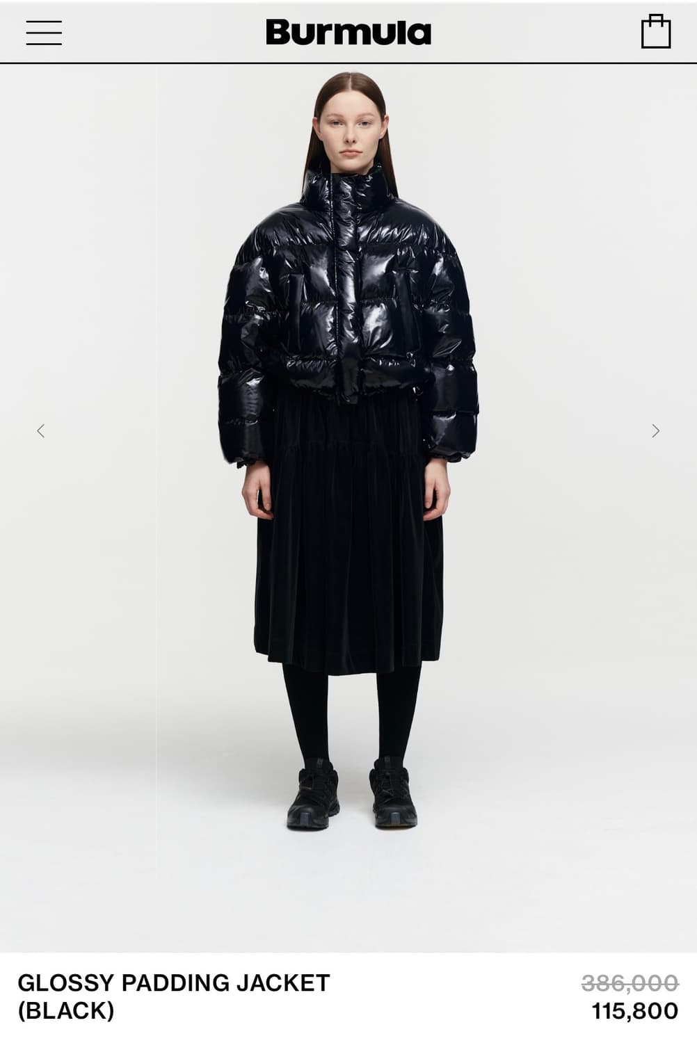버뮬라 글로시 패딩 상품이미지1