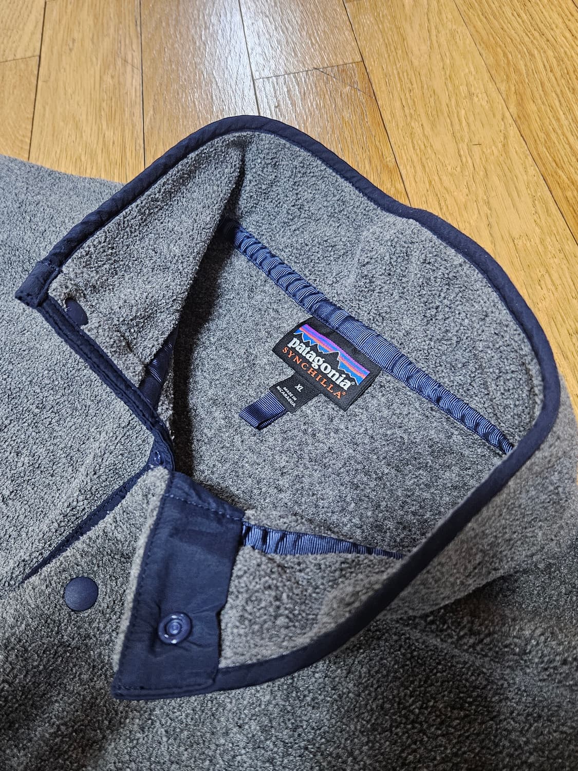파타고니아 신칠라 니켈 네이비 xl 플리스 후리스 아노락 맨투맨  상품이미지3