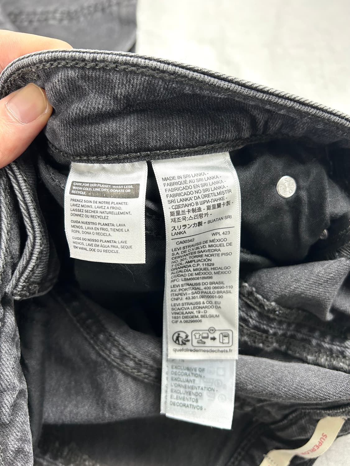 리바이스 슈퍼로우 부츠컷 데님 진 상품이미지5