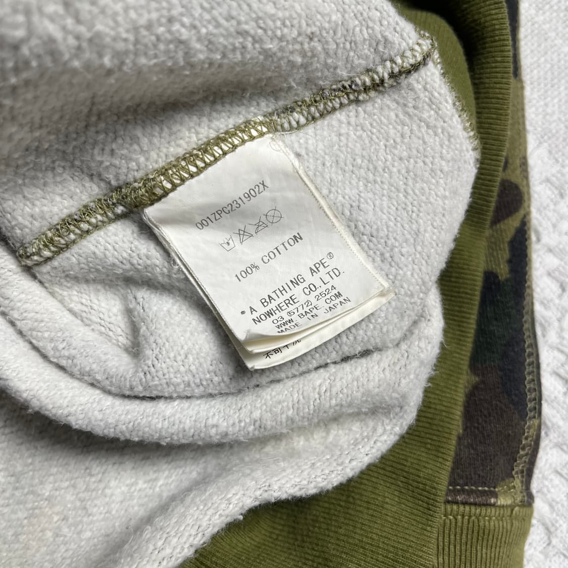 [Bape X Futura] 베이프x푸츄라 카모 후디 풀집업 상품이미지6