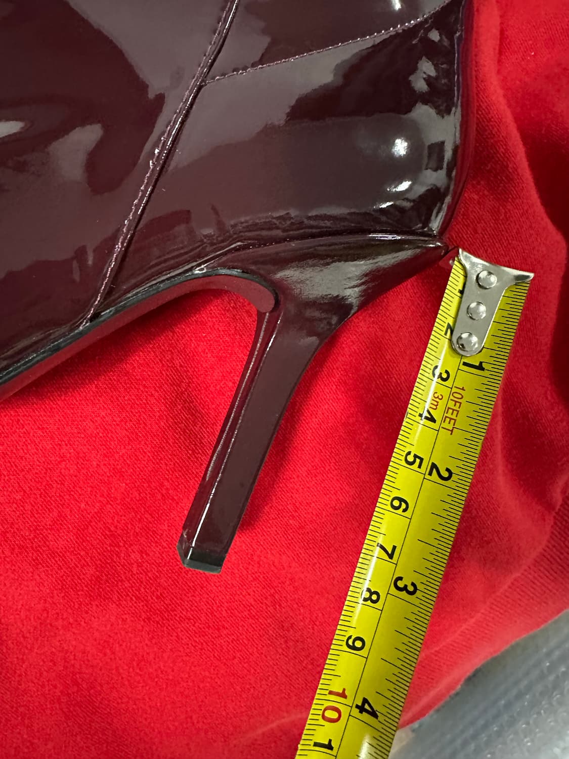 (미착용)자라 애나멜 앵클 힐부츠 37 상품이미지9