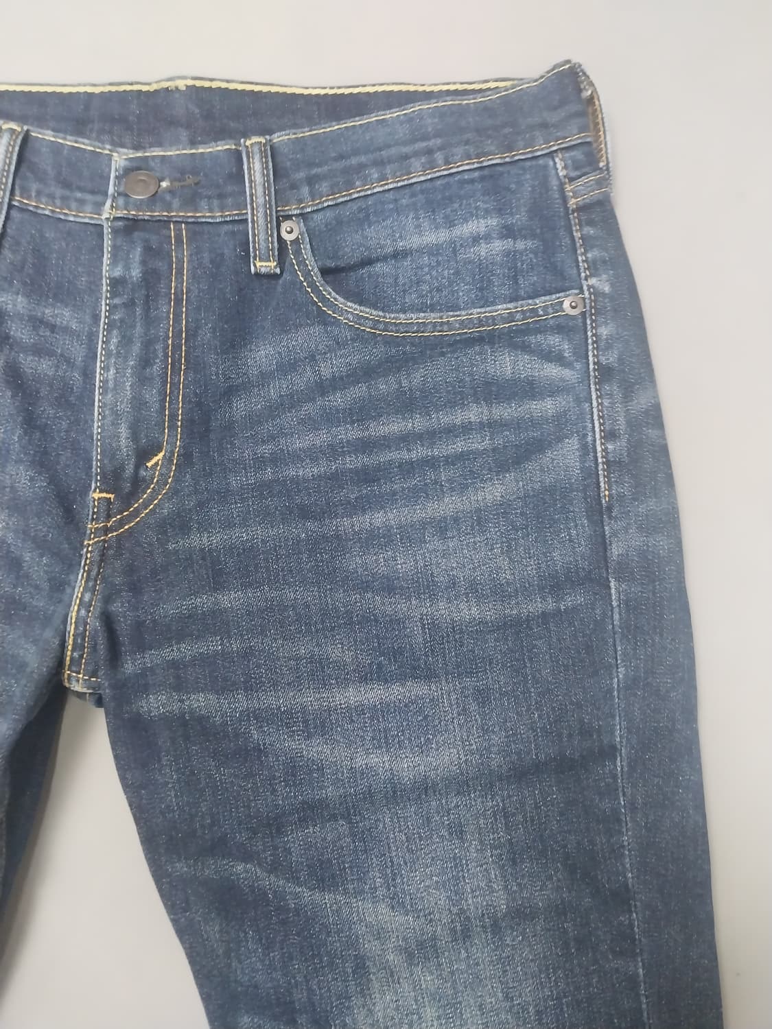 [32] 리바이스 511 진청 워싱 슬림진 청바지 상품이미지4