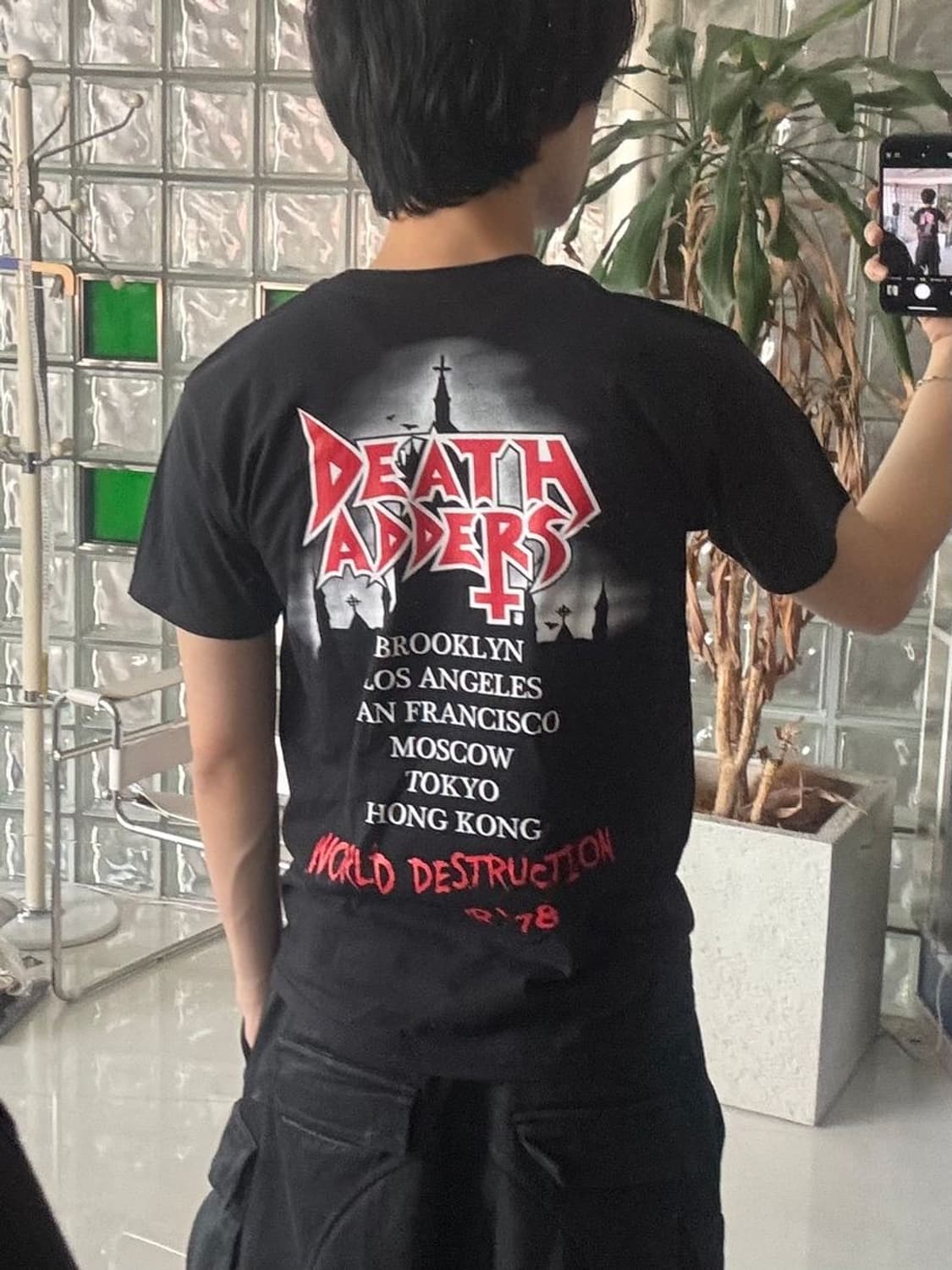 마지막재고💙DEATH ADDERS BAND TEE 빈티지제품 상품이미지2